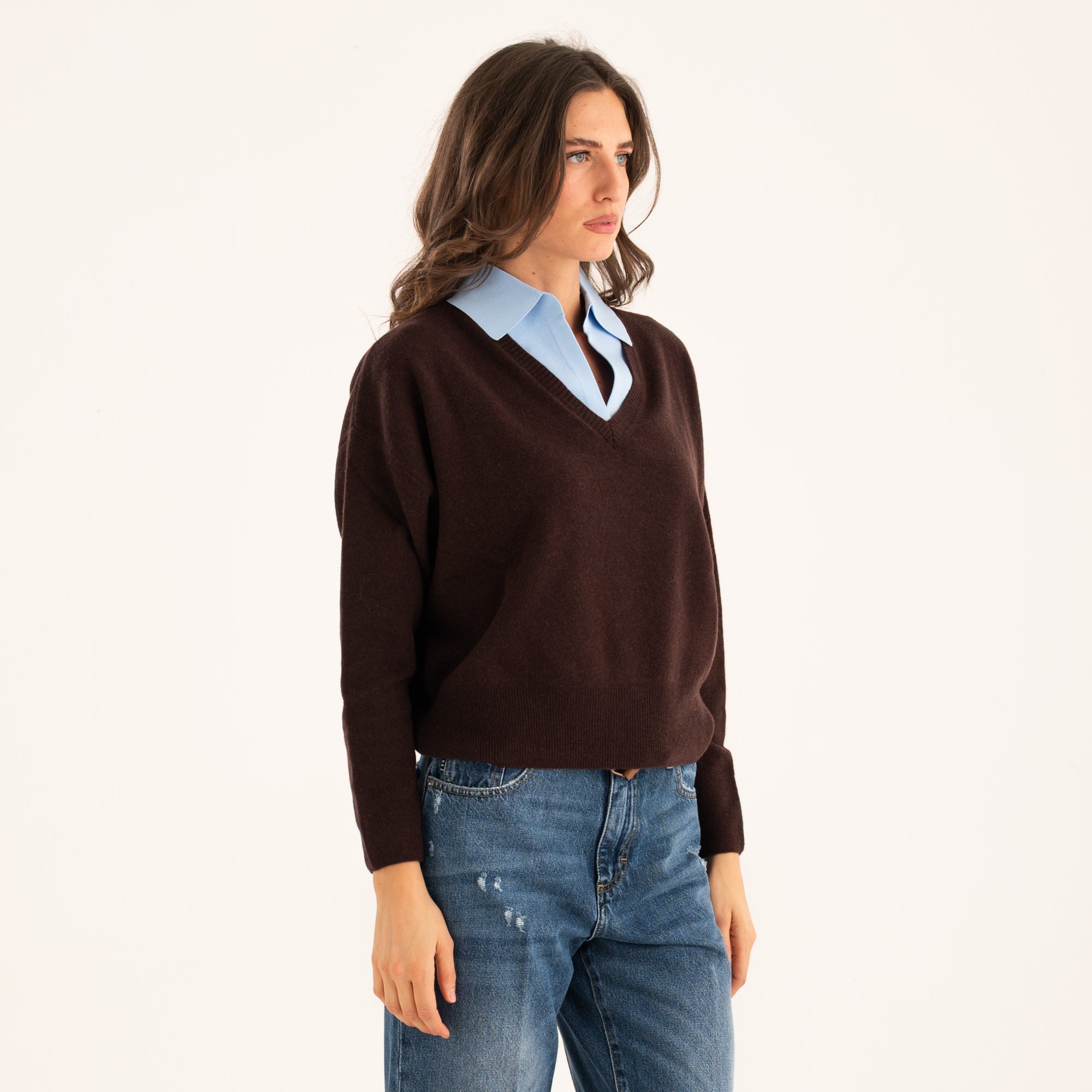 Souvenir maglia con colletto testa di moro