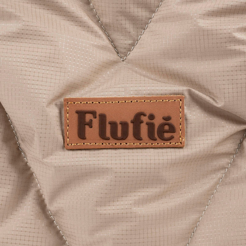Flufiè borsa a cuscino color beige sabbia