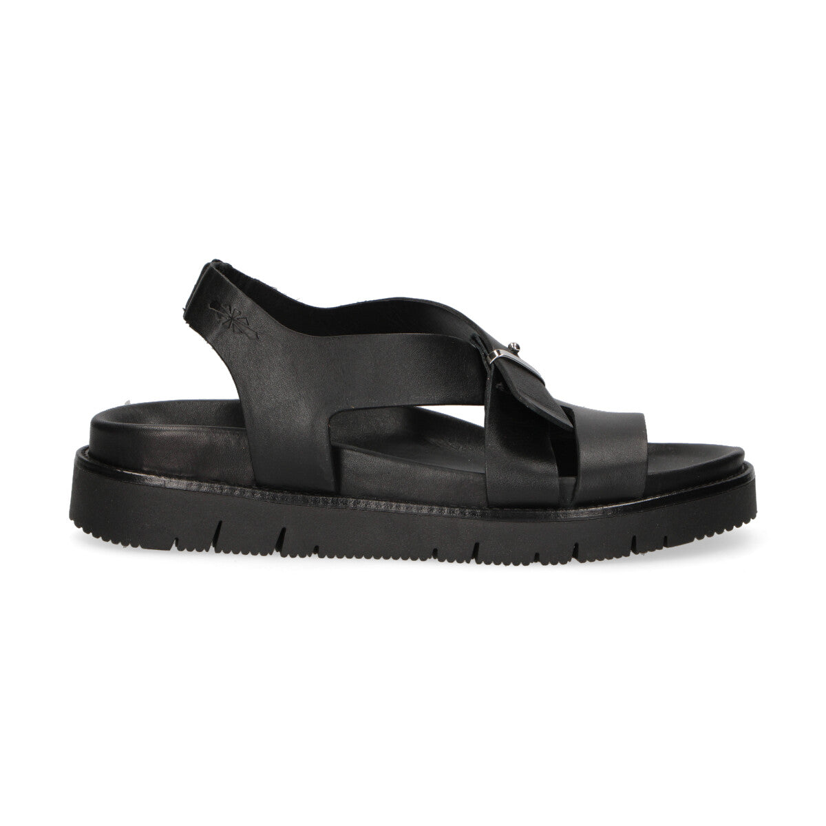 Patrizia Bonfanti sandalo Baky in pelle nero