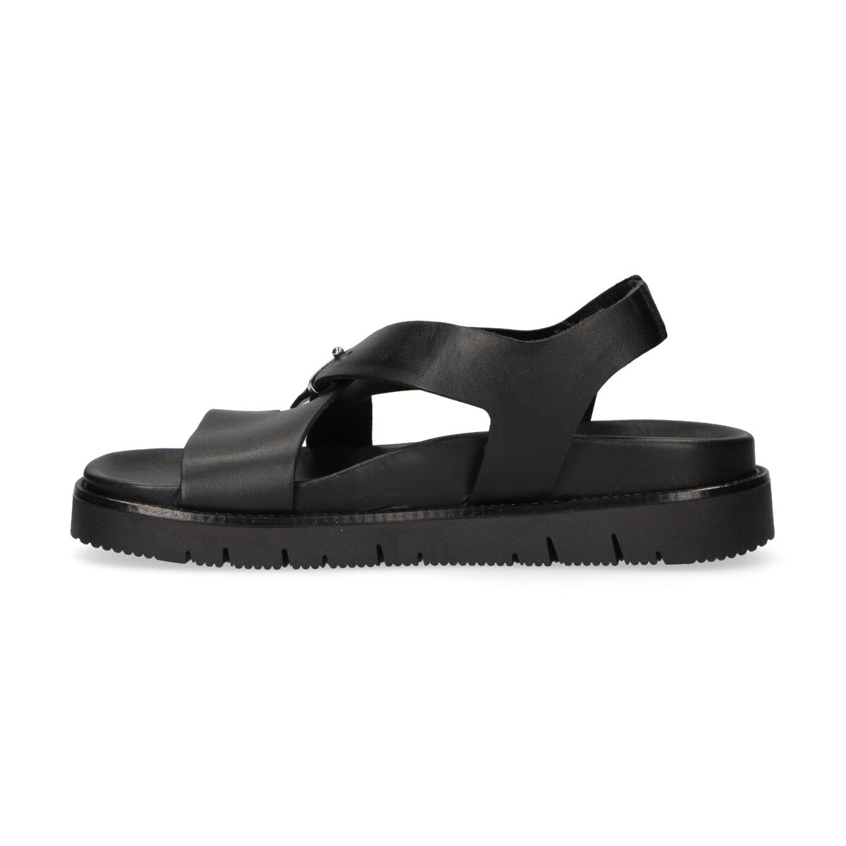 Patrizia Bonfanti sandalo Baky in pelle nero