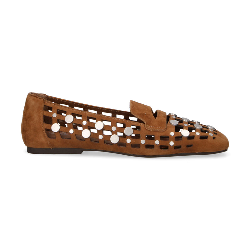 Ash ballerina Bali con borchie in nabuk saddle