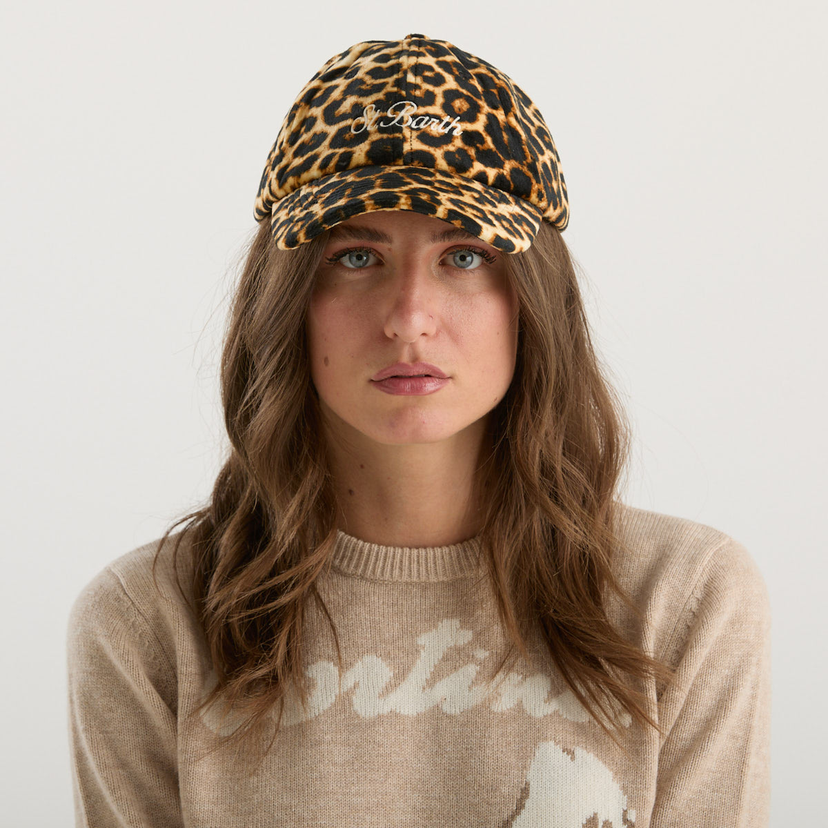 Mc2 Saint Barth baseball cap velluto maculato