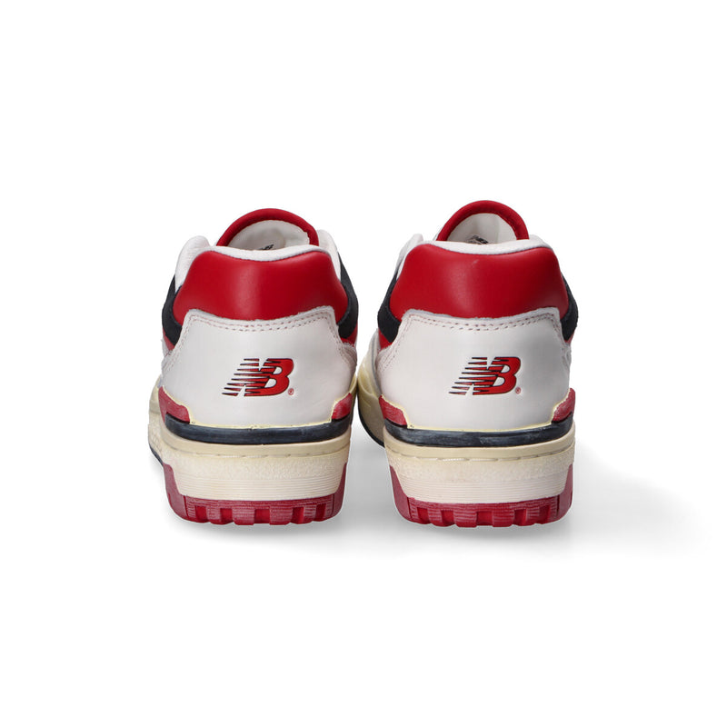 New Balance 550 sneaker bianco rosso