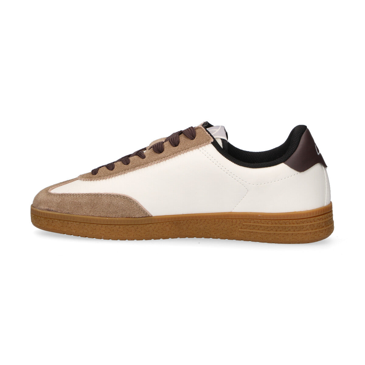 Ellesse sneaker Bermuda pelle bianca camoscio beig