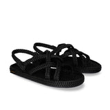 Bohonomad sandalo in corda nero