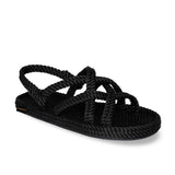 Bohonomad sandalo in corda nero