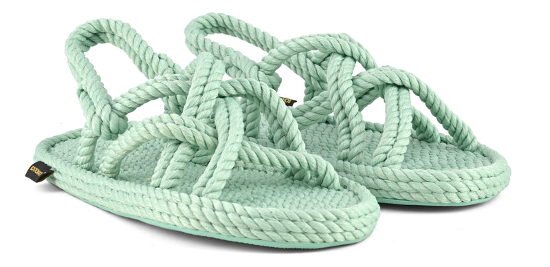 Bohonomad sandalo in corda tiffany