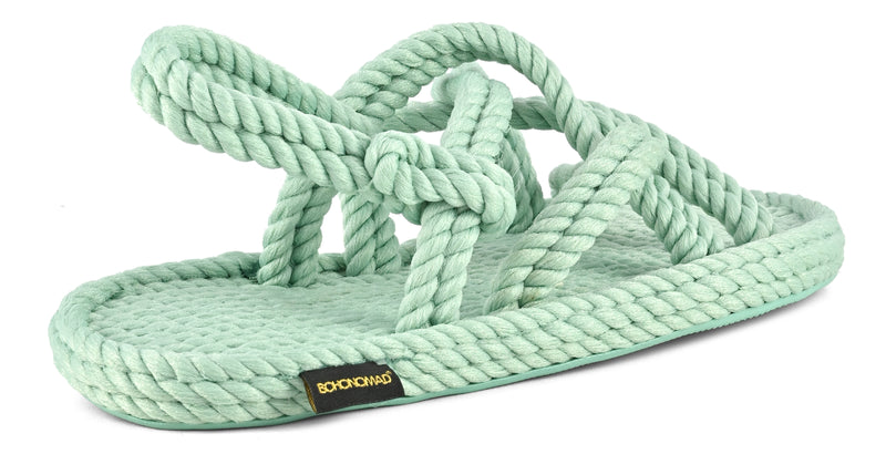 Bohonomad sandalo in corda tiffany