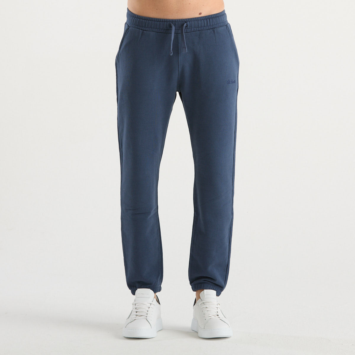 Mc2 Saint Barth pantalone jogger tessuto blu