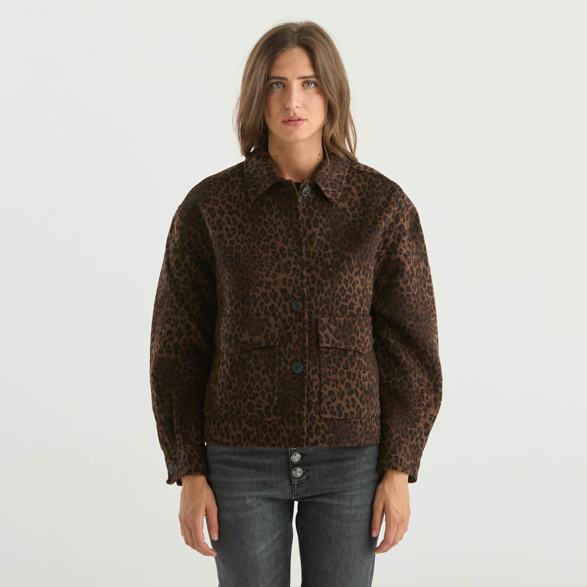 Mc2 Saint Barth giacca bonnibell dark leopard