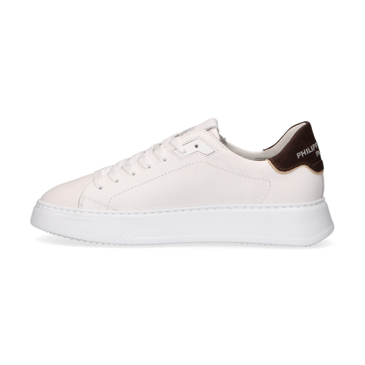 Philippe Model sneaker Temple bianca marrone