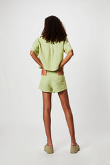 ISABELLE BLANCHE CAMICIA VERDE LIME