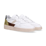 D.A.T.E. Sneaker Court 2.0 Vintage calf white army