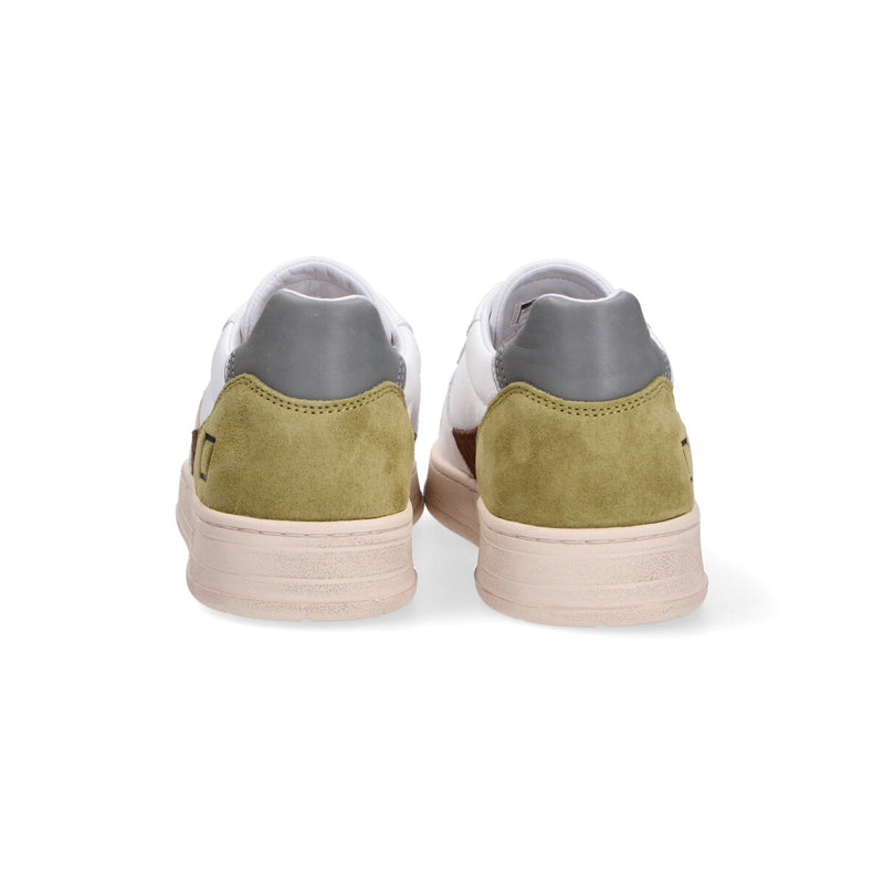 D.A.T.E. Sneaker Court 2.0 Vintage calf white army