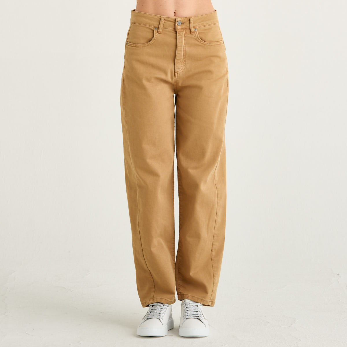 Souvenir jeans in cotone cammello