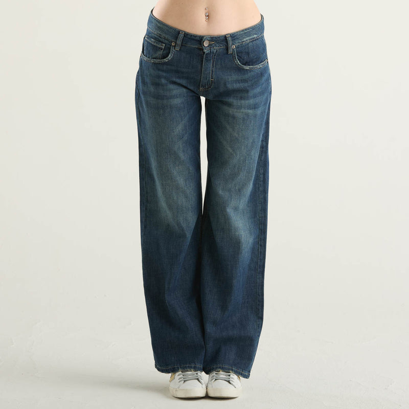 Souvenir jeans ampio slavato scuro