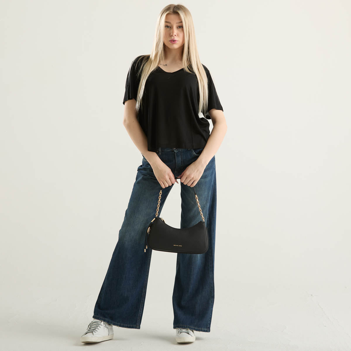 Souvenir jeans ampio slavato scuro