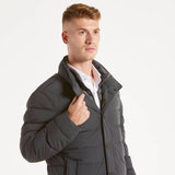 Moorer cappotto monopetto trapuntato grigio