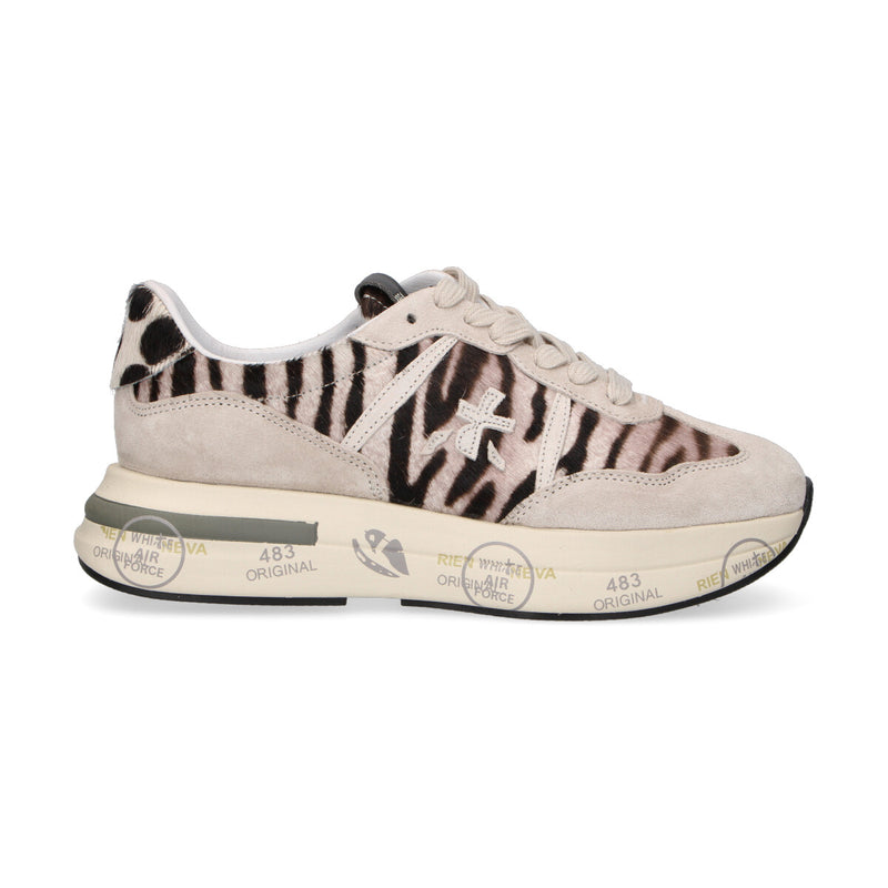 Premiata sneaker Cassie cavallino zebrato