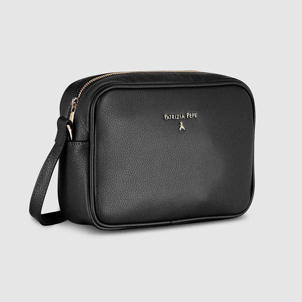 Patrizia Pepe borsa con tracolla regolabile nera