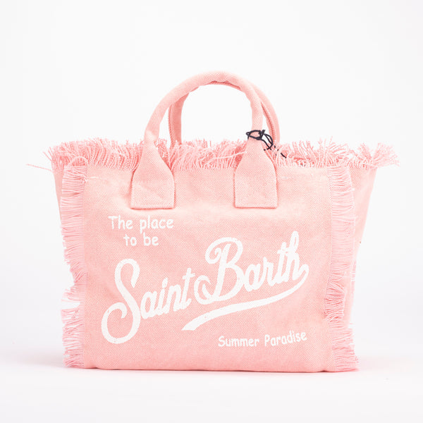 Mc2 Saint Barth borsa colette canvas rosa