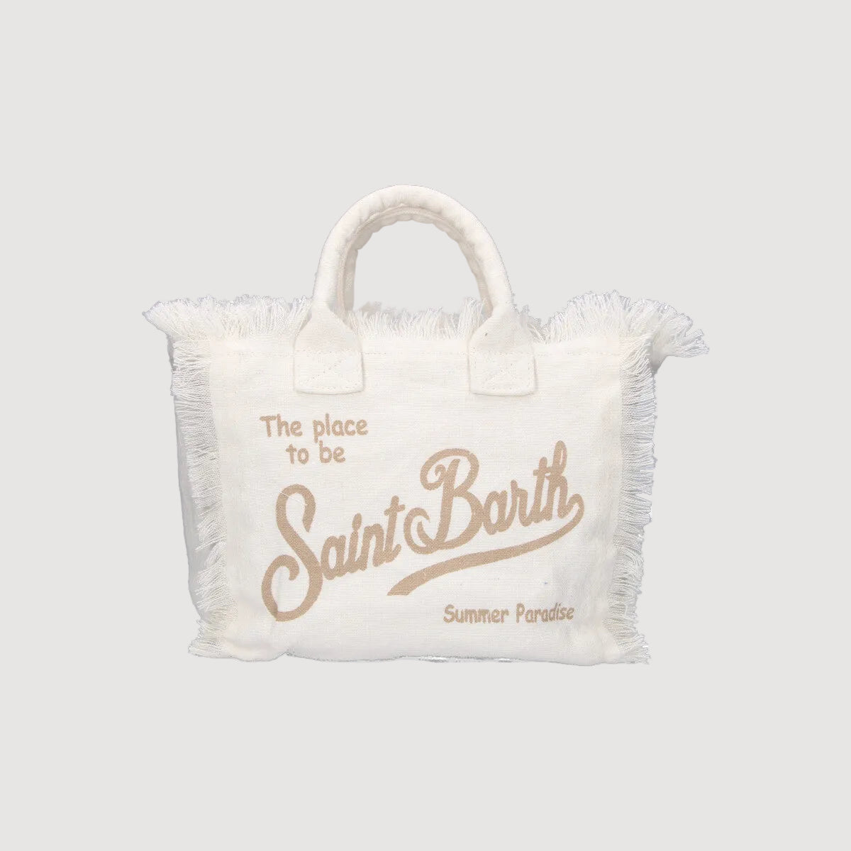 MC2 Saint Barth borsa Colette linen bianca