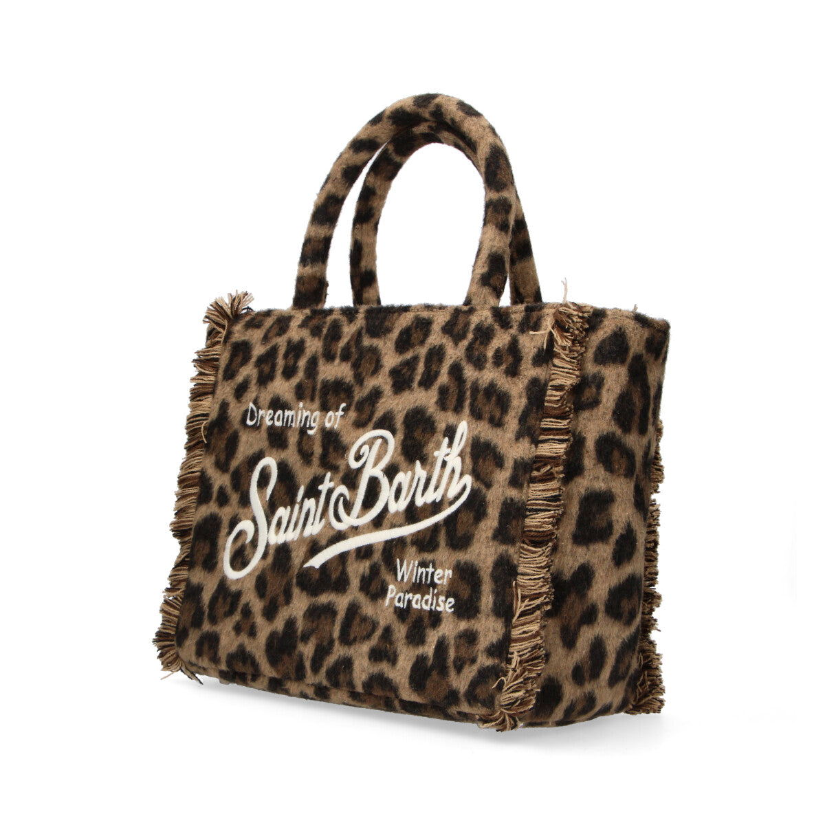 MC2 Saint Barth borsa colette misto lana leopard