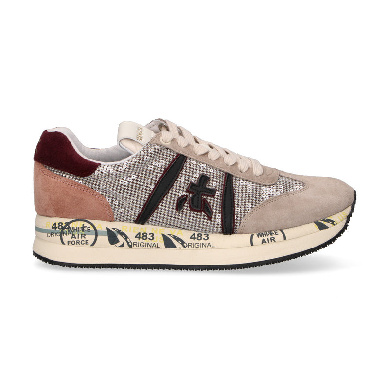 Premiata sneaker Conny camoscio beige