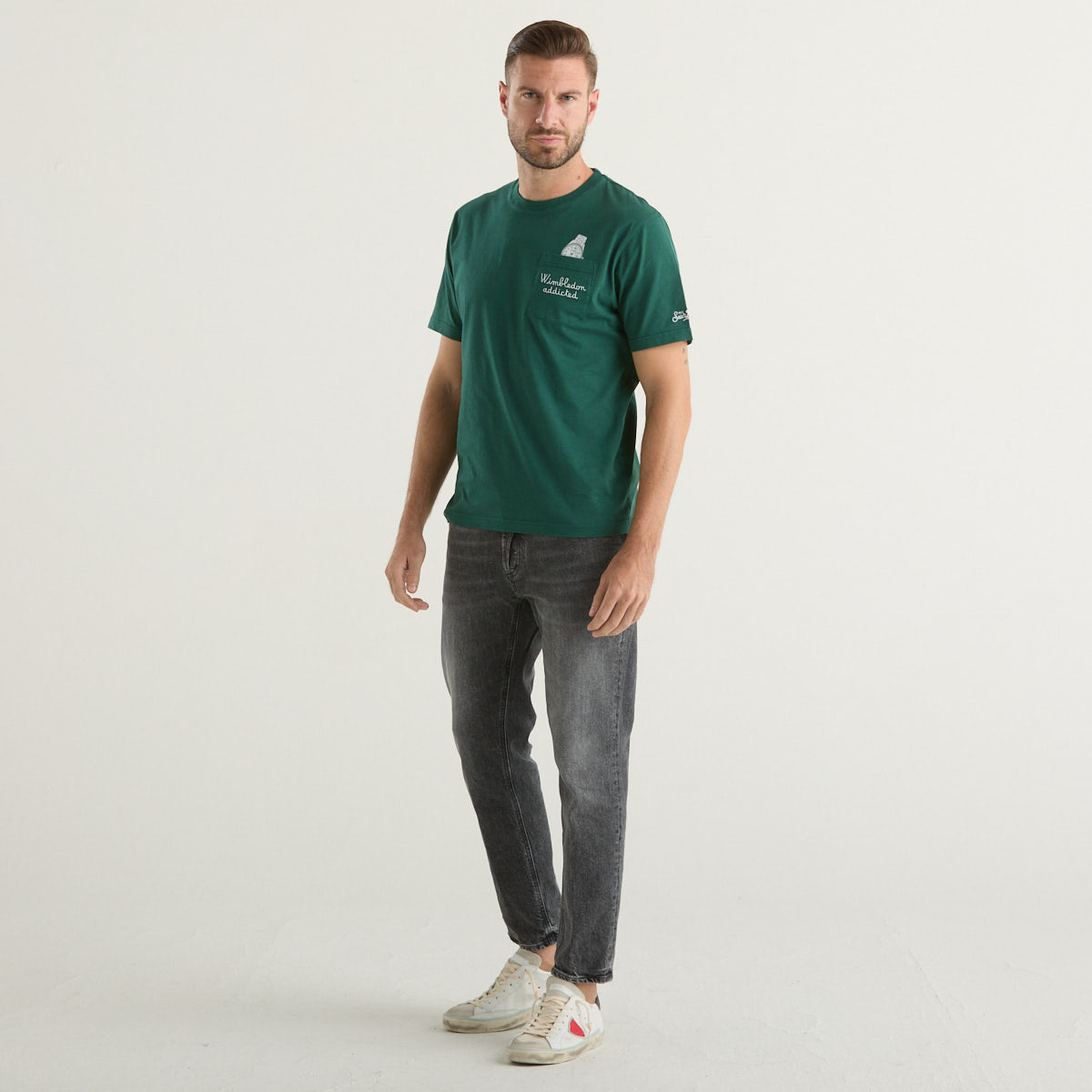 Mc2 Saint Barth t-shirt tennis watch verde
