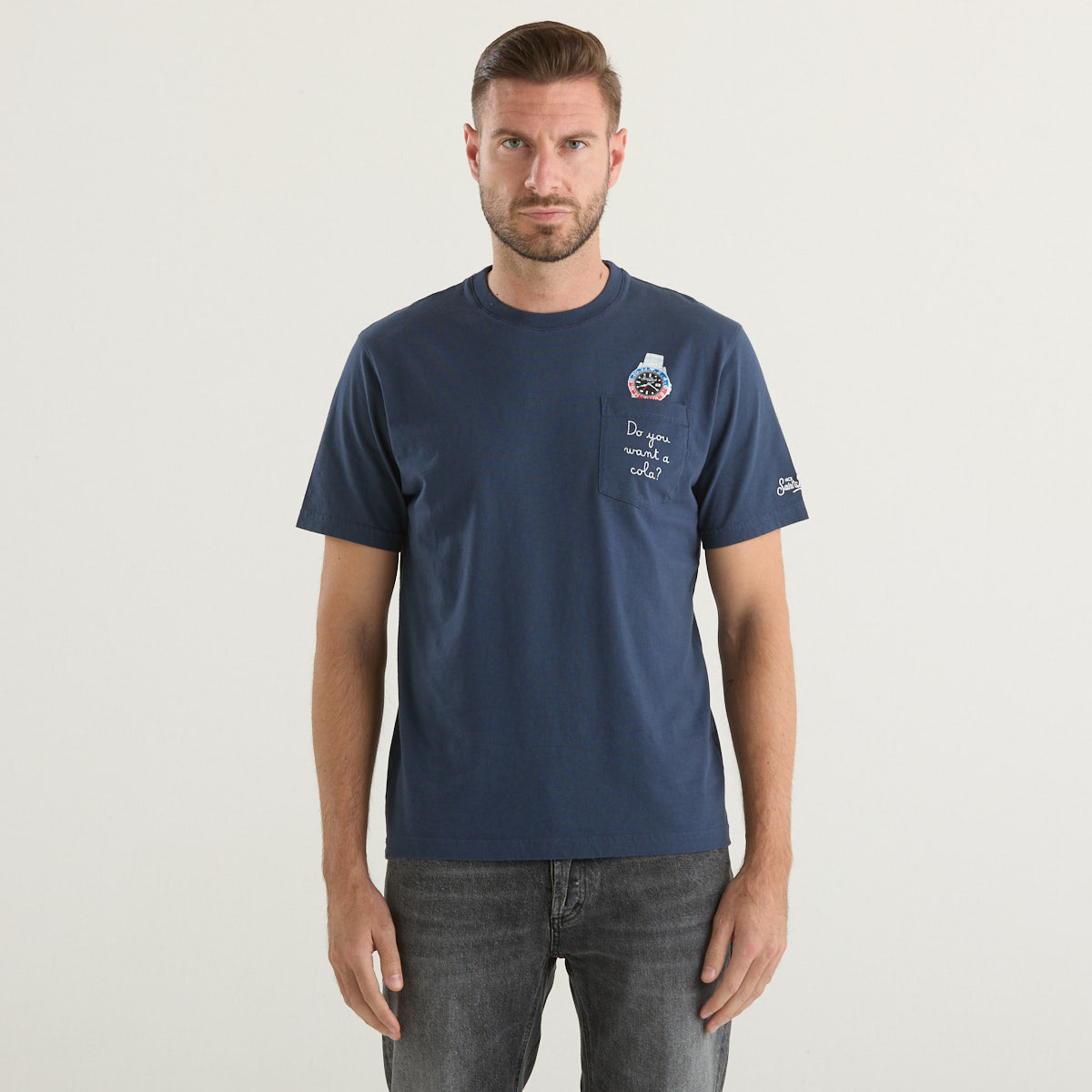 Mc2 Saint Barth t-shirt want a watch blu