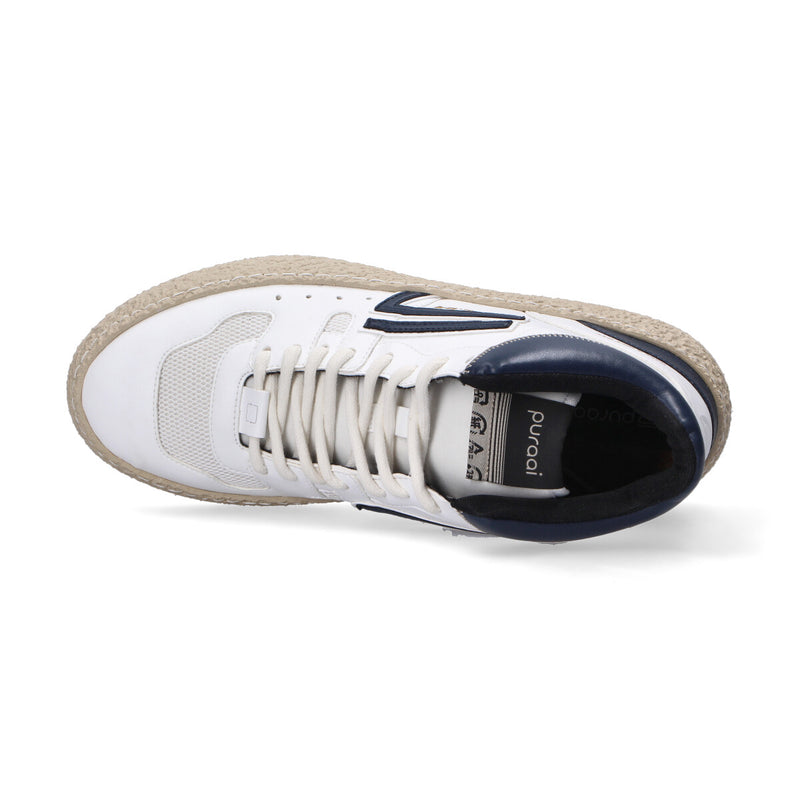 Puraai sneaker Cosmo ecologiche bianco blu