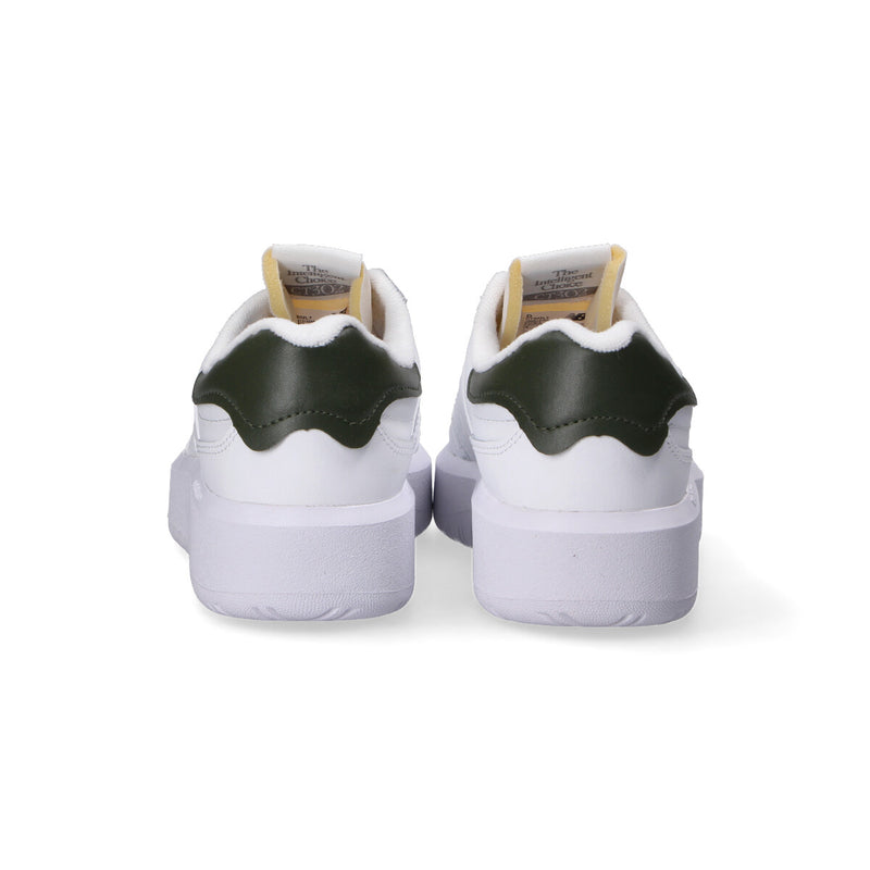 New Balance sneaker CT302 pelle bianca verde