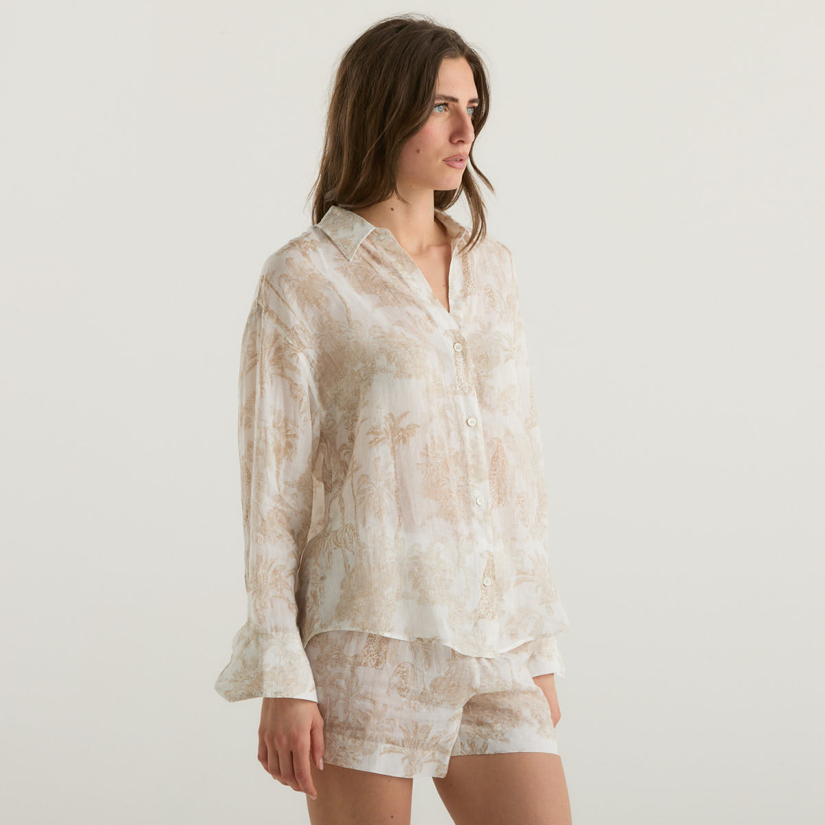 Mc2 Saint Barth camicia cristal jungle oceania