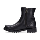 Felmini boot doppia zip pelle nera