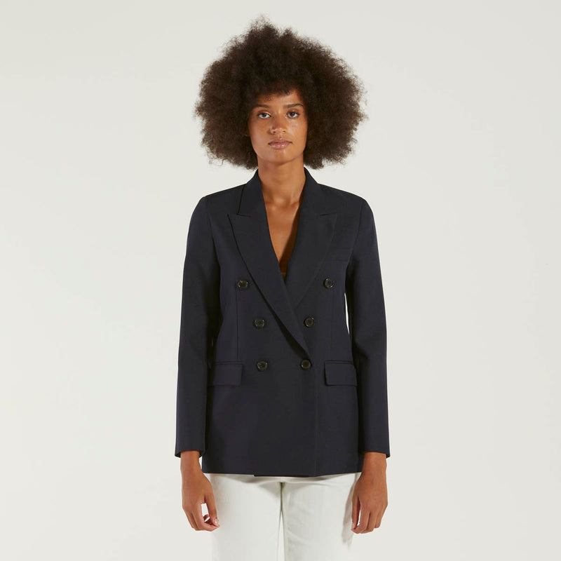 Department5 giacca doppiopetto blu