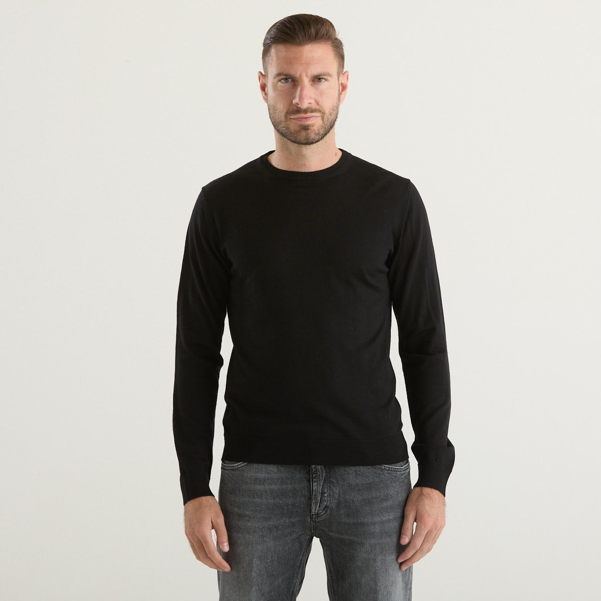 Daniele Fiesoli maglioncino girocollo nero