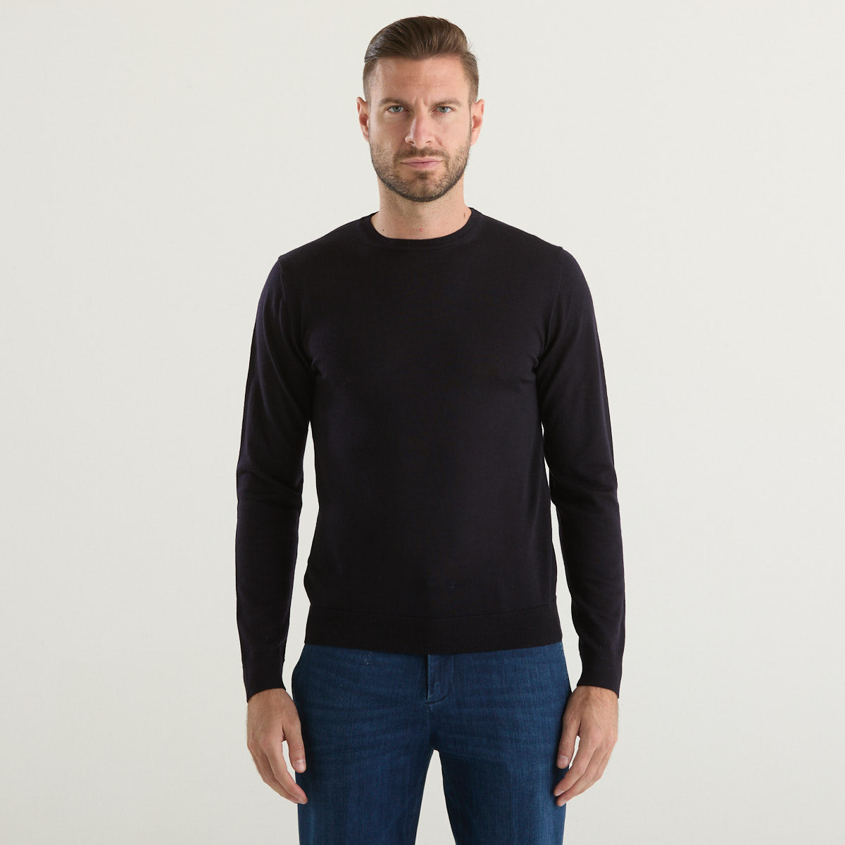 Daniele Fiesoli maglioncino girocollo blu