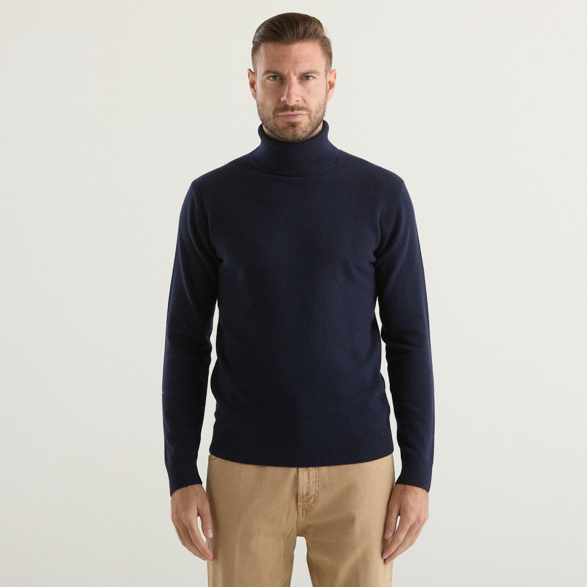 Daniele Fiesoli maglione a collo alto tessuto blu