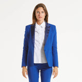 Dondup blazer monopetto blu elettrico