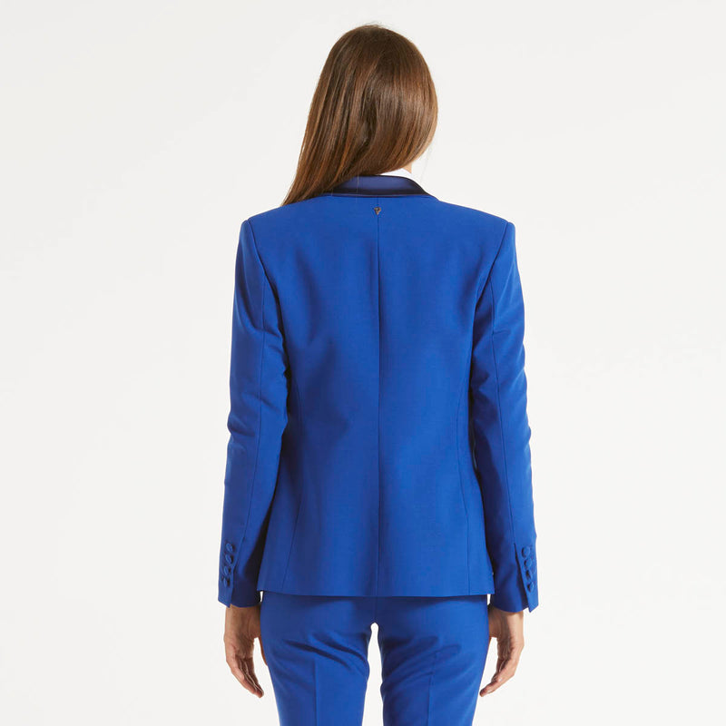 Dondup blazer monopetto blu elettrico