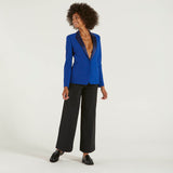 Dondup blazer monopetto blu elettrico