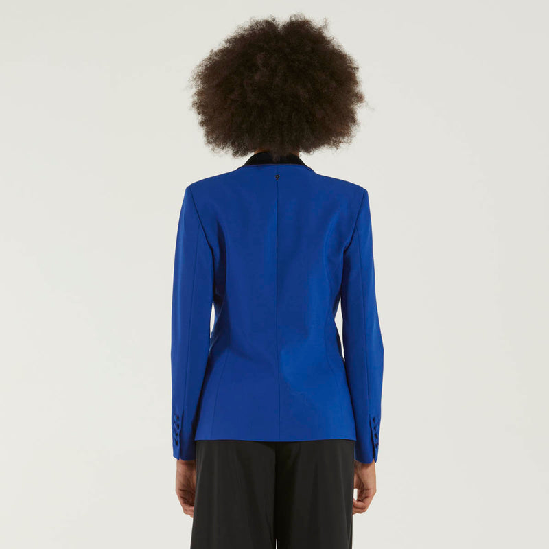 Dondup blazer monopetto blu elettrico