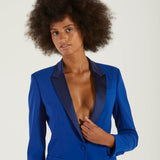 Dondup blazer monopetto blu elettrico