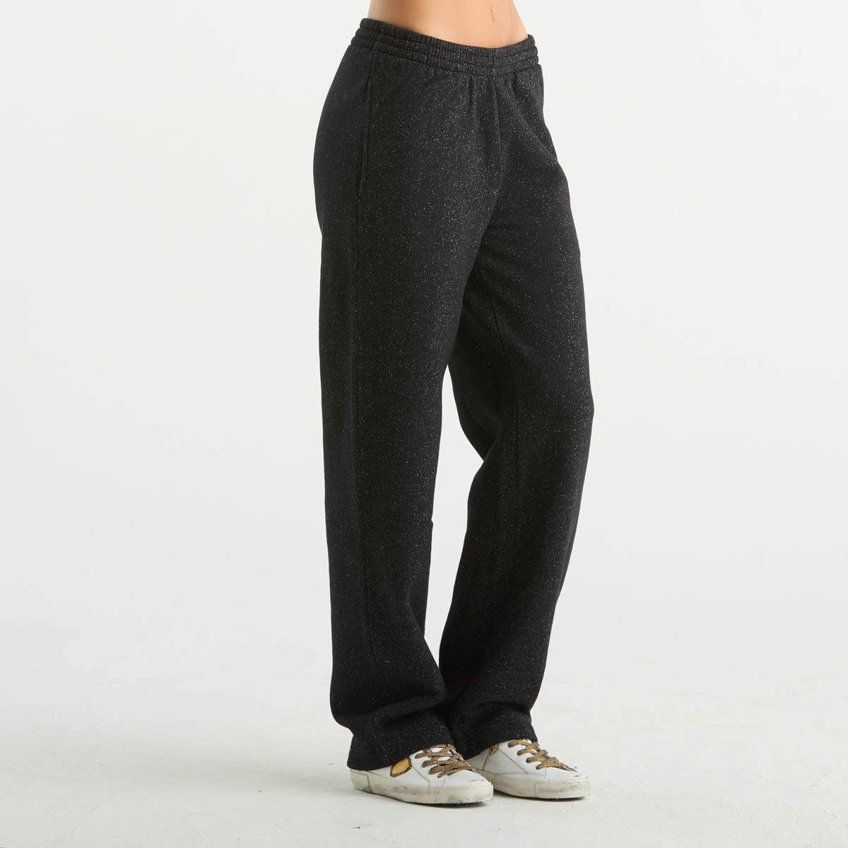 Mc2 Saint Barth pantalone deena lurex nero