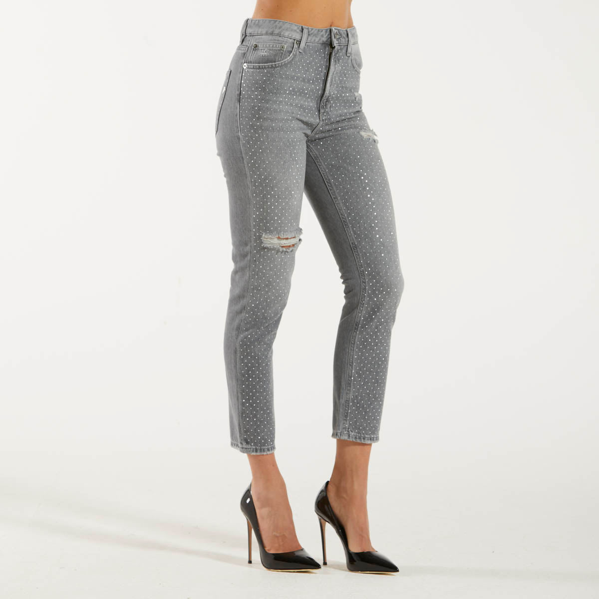 Dondup pantalone Cindy strass