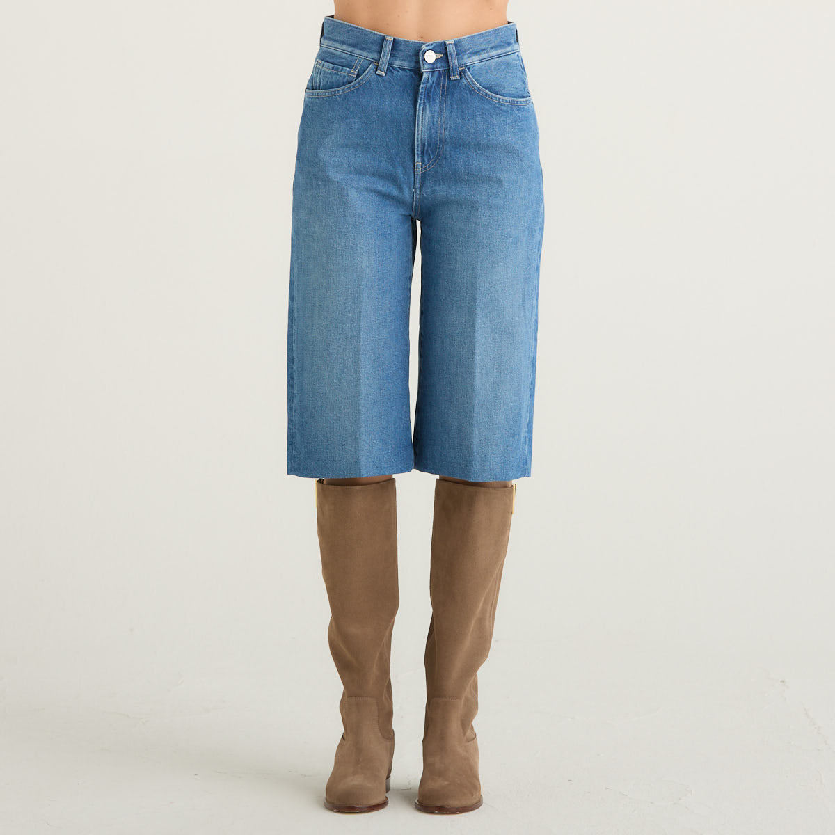 Dondup bermuda delfine denim elasticizzato