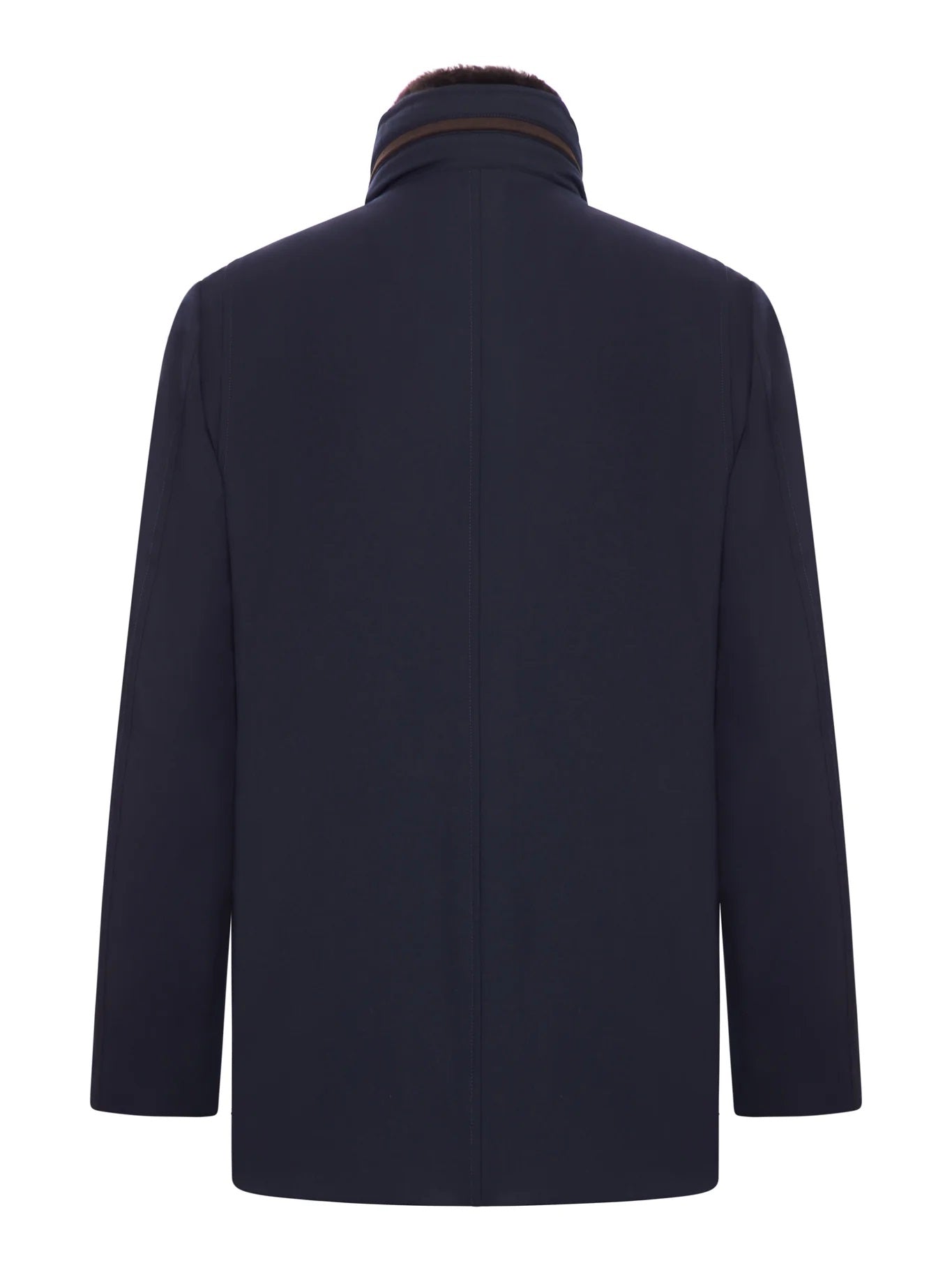 Moorer Giubbotto Drivr Pum tessuto blu