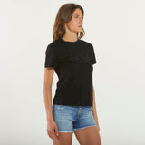 Mc2 Saint Barth t-shirt emilie SB strass nera