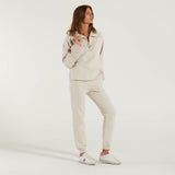 Dondup felpa over con collo camionneur beige