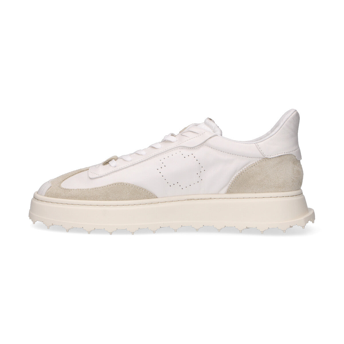 BePositive sneaker Cuprace pelle bianca